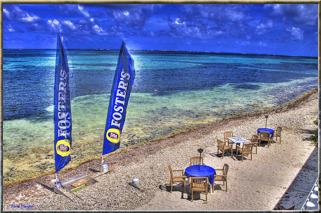 Beach flag